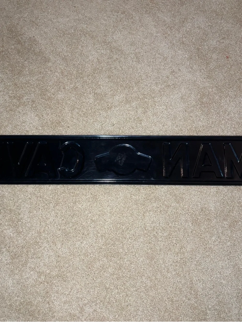 Large San Francisco Giants Man Cave Sign - Black & Orange 3 feet length